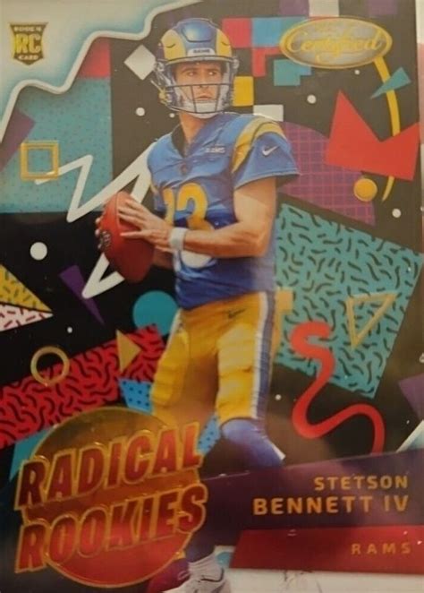 Stetson Bennett Iv 2023 Certified Radical Rookies Rad 11 Price Guide