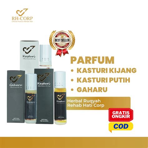 Jual Rhcorp Parfum Kasturi Kijang Kasturi Putih Dan Gaharu Parfum