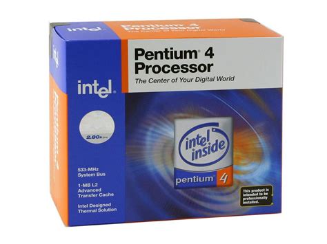 Intel Pentium 4 28a Pentium 4 Prescott Single Core 28 Ghz Socket