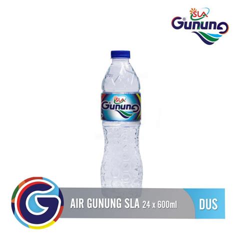 Jual Air Gunung SLA Air Mineral 600 ML Di Seller Air Gunung SLA