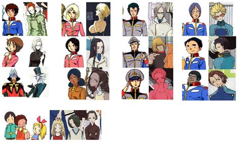 Char Aznable Amuro Ray Sayla Mass Lalah Sune Bright Noa And 13