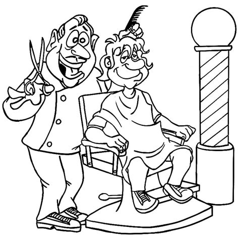 Barber Pole Coloring Page Coloring Coloring Pages