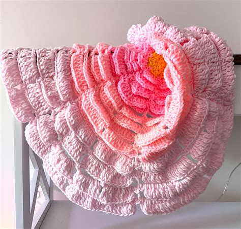 Ravelry Lotus Flower Blanket Pattern By Jtcreations