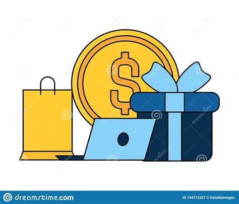 Concepto En L nea De Las Compras Ilustración del Vector Ilustración