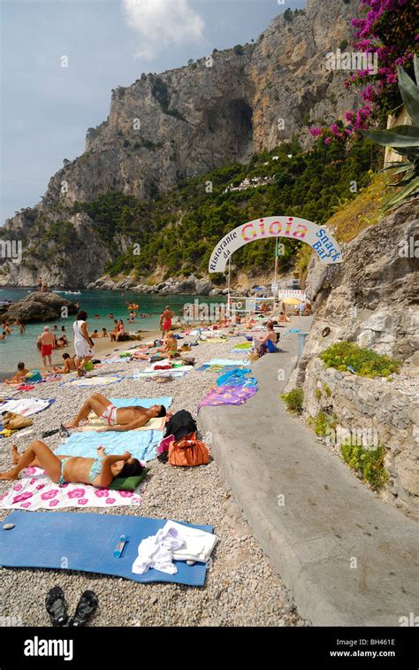 Marina piccola beach capri hi-res stock photography and images - Alamy