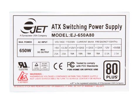 Dynapower Usa Ej A W Power Supply Newegg