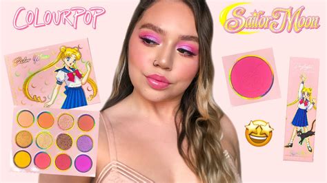 Sailor Moon X Colourpop Collection Swatches Review Tutorial