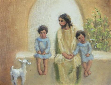 Jesus and Children - Grace to Paint