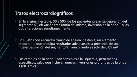 Angina De Pecho Inestable E Infarto Del Miocardio Sin Elevacion Del