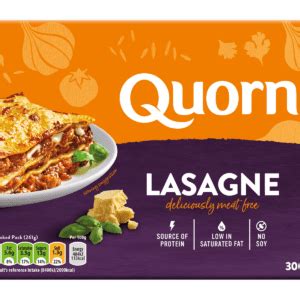 Quorn Lasagne Consort Frozen Foods