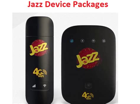 Jazz Device Packages Price Validity And Subscription Codes