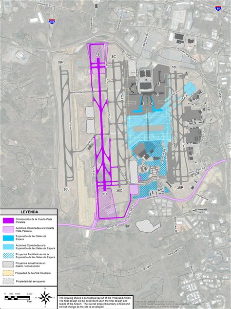 Charlotte Douglas Airport Runway Map