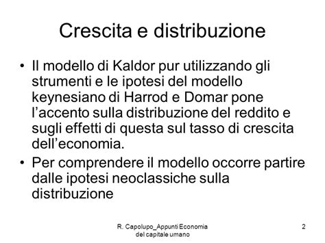 Altri Modelli Keynesiani Ppt Scaricare