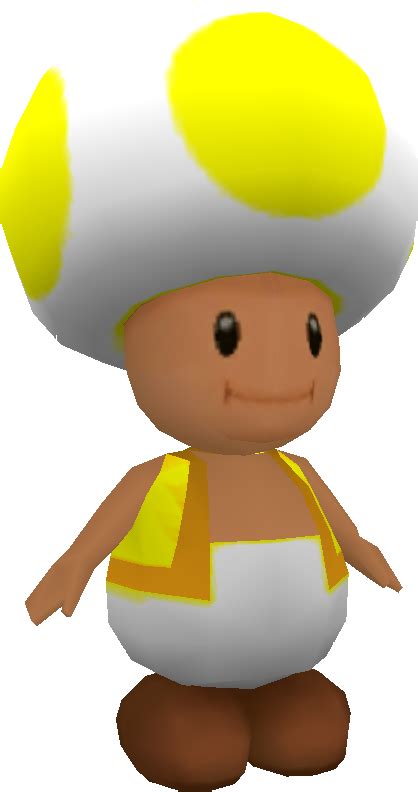 File Smg Asset Model Toad Brigade Yellow Toad Png Super Mario Wiki