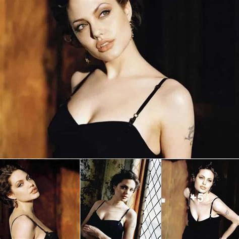 Angelina Jolie Stuns In Elegant Black Dress Radiates Timeless Beauty