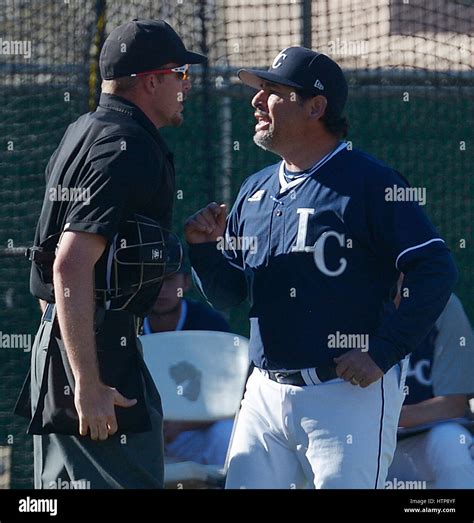 Usa 14th Mar 2017 Sports La Cueva Coach Gerard Pineda Argues With