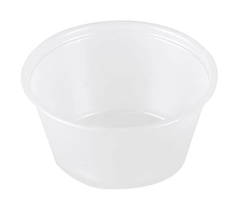 Dart Polystyrene Portion Cups 2 Oz Translucent 250 Cups Per Bag Case Of