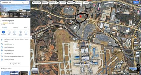 The parking spot CLT airport nearCharlotte Douglas Airport