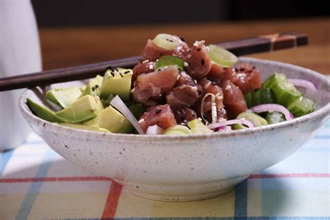 Sous Vide Tuna Poke Bowl Recipe