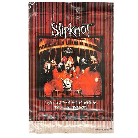 Vintage Slipknot Self Titled Promotional Poster Jointcustodydc