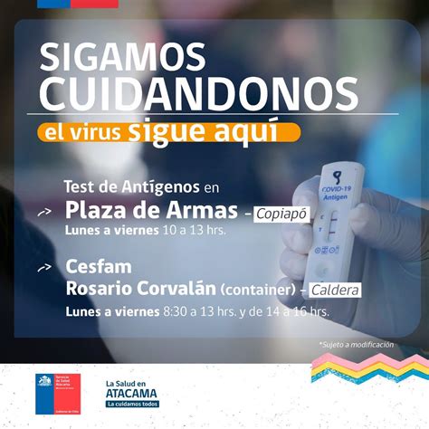 Servicio Salud Atacama On Twitter Compartimos Test De Ant Genos Para