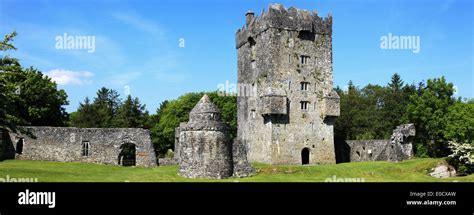 Aughnanure Castle, near Oughterard; County Galway, Ireland Stock Photo ...