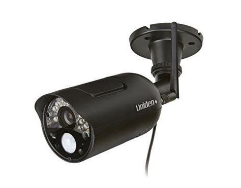 Uniden Udr Outdoor Cameras With Inch Lcd Touchscreen Black