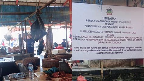 Dilarang Jual Daging Anjing Dan Kucing Pasar Ekstrem Tomohon Tuai