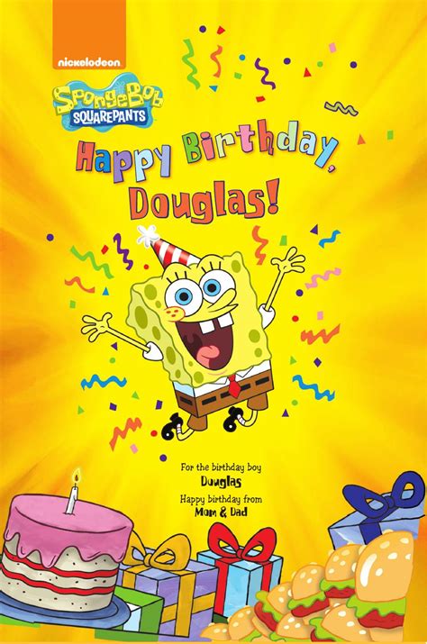 Put Me In The Story: Happy Birthday, SpongeBob! Personalized Book by ...