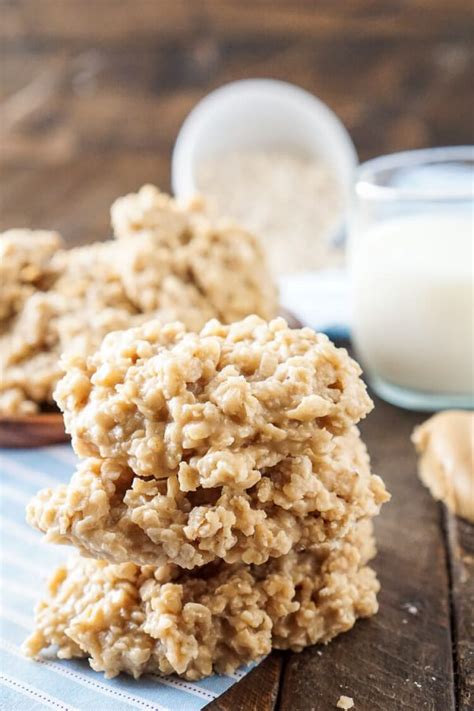 Peanut Butter No Bake Cookies Recipe Sugar And Soul