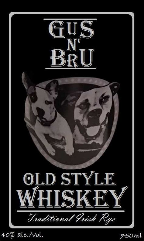 Gus N Bru Logo Try | Craft beer labels, Beer label, Whiskey label