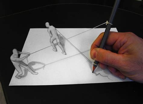 Illusion Pencil Drawings