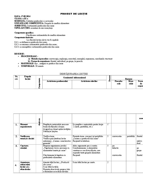 PDF Proiect De Lectie Calitate DOKUMEN TIPS