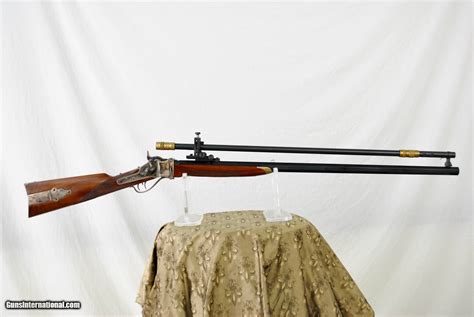 PEDERSOLI 1874 SHARPS LONG RANGE RIFLE IN 45-70 WITH MALCOM SCOPE