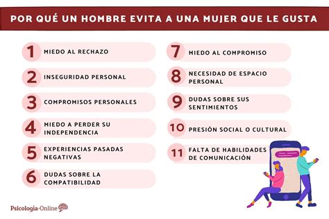 Por qué un hombre evita a una mujer que le gusta 11 razones