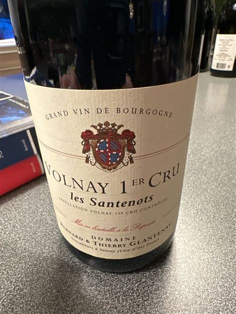 Domaine Bernard Thierry Glantenay Volnay Er Cru Santenots