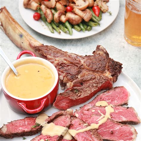 Oven Baked Tomahawk Steak With Beer Sauce Metro