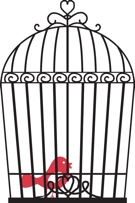 Download Bird In Cage Png Svg Freeuse Library Bird Cage Clipart Png