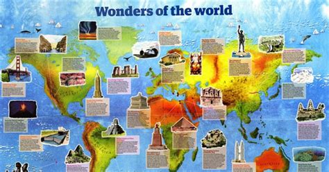 Wonders Of The World Map - Wacky Wonderings