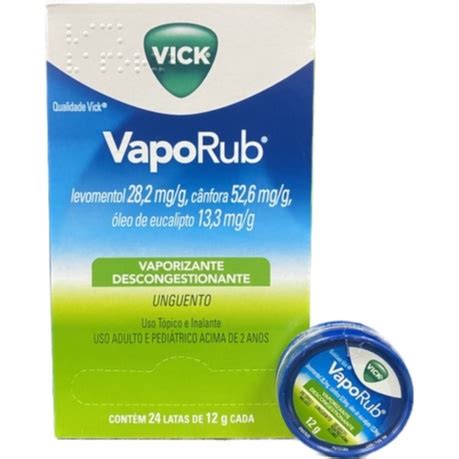 Vick Vaporub G Lata Caixa Unidades Shopee Brasil