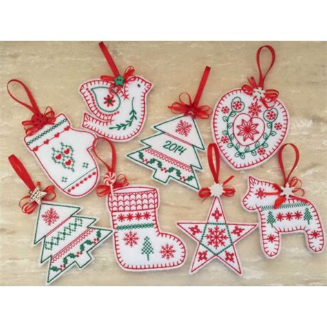 Nordic Christmas Ornaments Omas Place