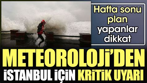 Meteoroloji Den Marmara I In Ya Ve F Rt Na Uyar S