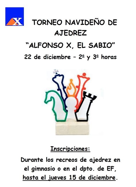 Torneo navideño de Ajedrez IES Alfonso X el Sabio