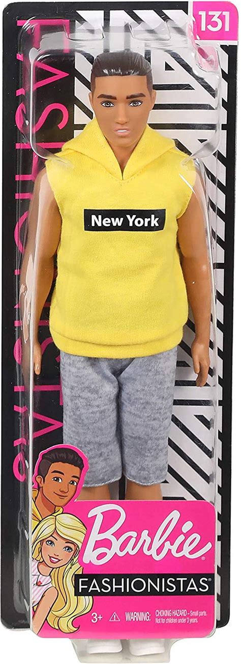 Barbie Ken Fashionistas Doll, Yellow, GDV12 - No.1 Branded Toys Store ...