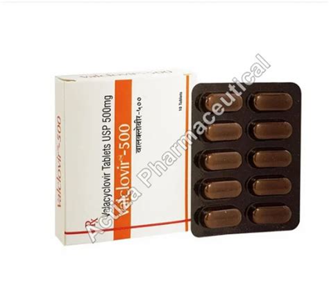 Valacyclovir Mg Tablets At Rs Stripe Valacyclovir Tablet In