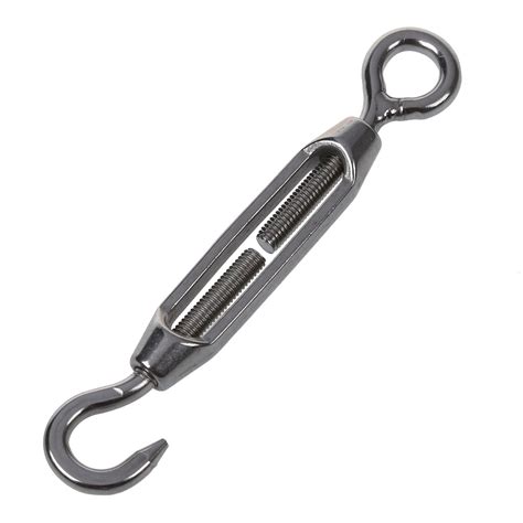 M4 Stainless Steel 304 Hook Eye Turnbuckle Wire Rope Tension Pack Of