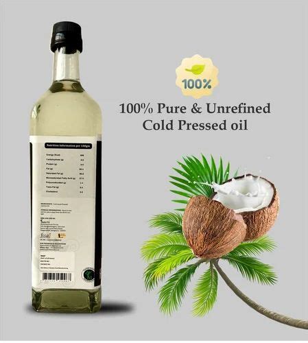 Lowers Cholesterol Wood Pressed Coconut Oil Packaging Size 1 Litre At