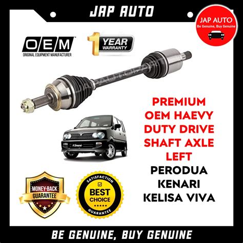 Perodua Kenari Kelisa Viva Premium Oem Heavy Duty Left Drive Shaft Aci