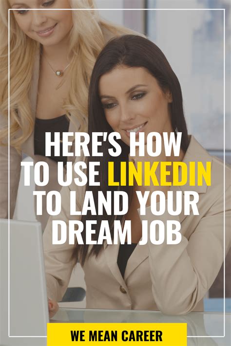 How To Get A Job Using Linkedin Artofit