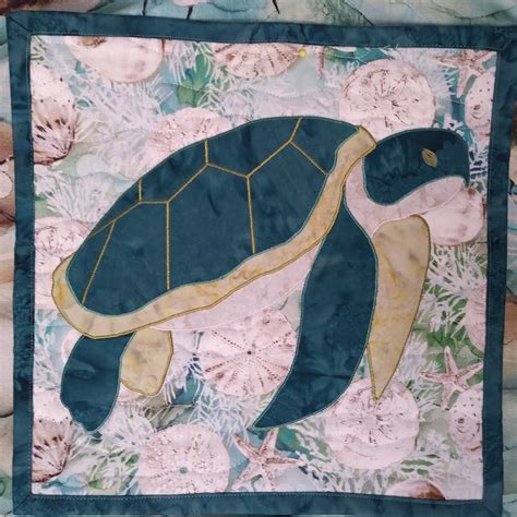 Turtle Applique Patterns Etsy